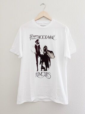 NEW Fleetwood Mac 'Rumours' White Graphic Tee